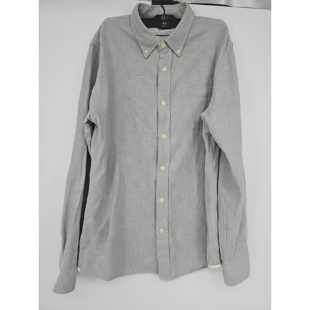 Grayers Men's Heritage Flannels Large Long Sleeve Grey